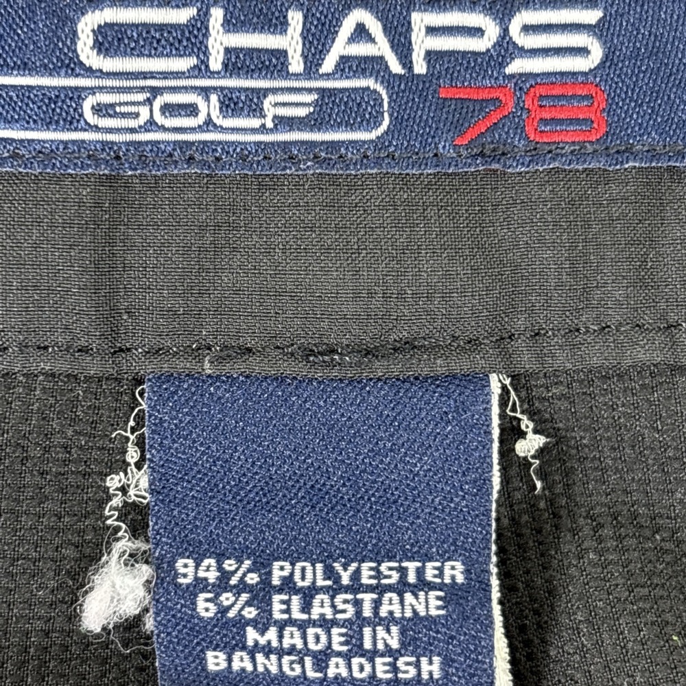 CHAPS Golf Mens Black Zip Pocket‎ Lightweight Performance 9" Ins Shorts Size 50 - Picture 7 of 10